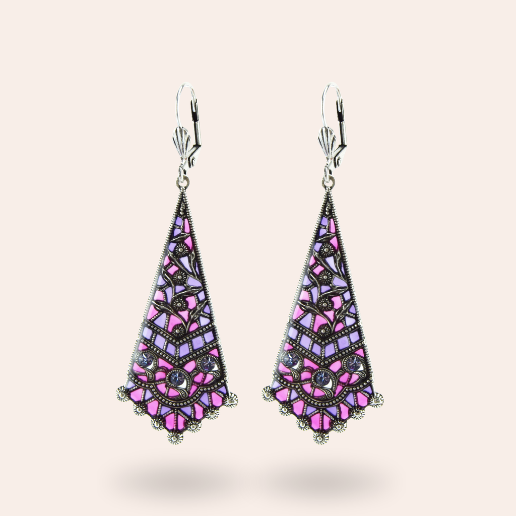 Boucles d'oreilles Trapèze