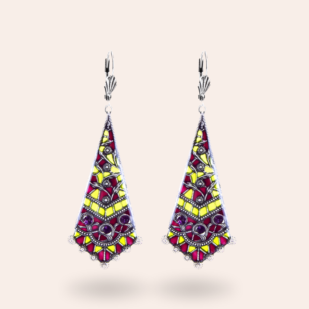 Boucles d'oreilles Trapèze