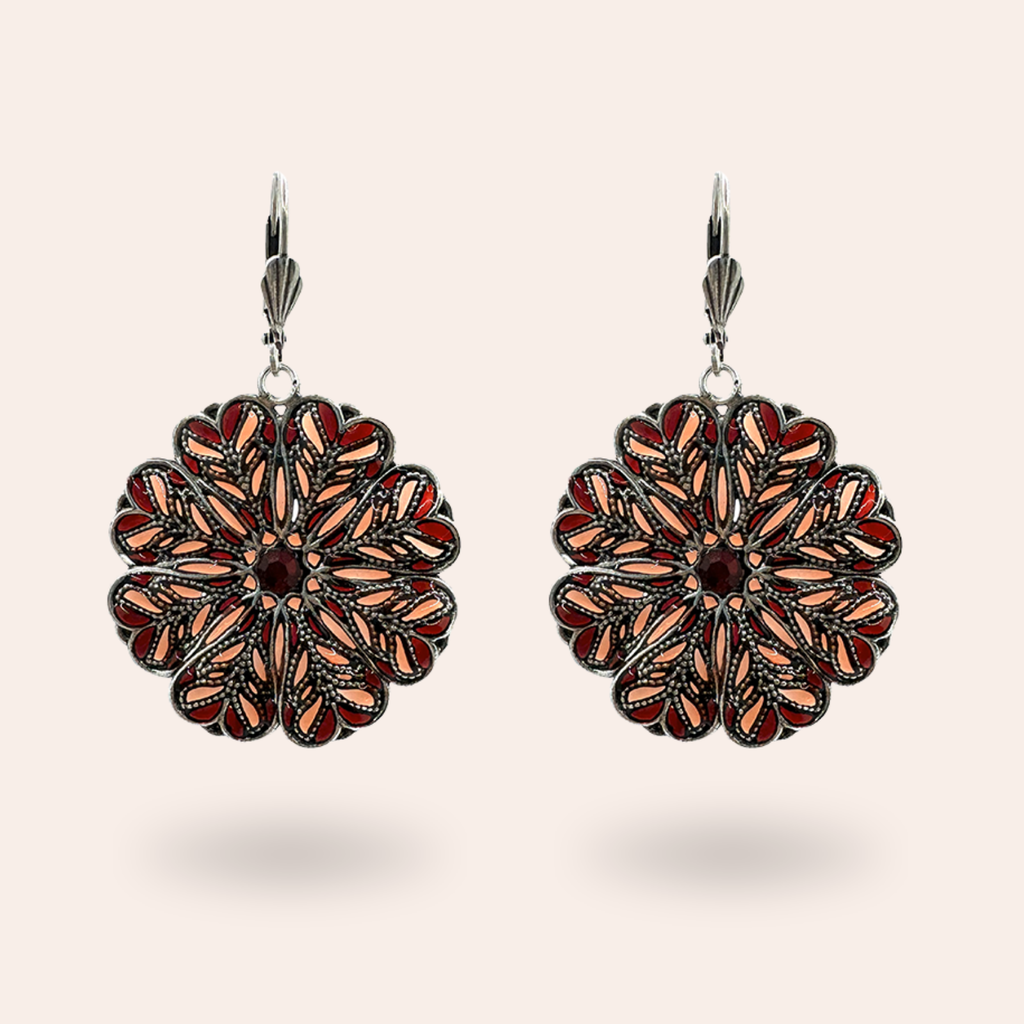 Boucles d'oreilles Florale