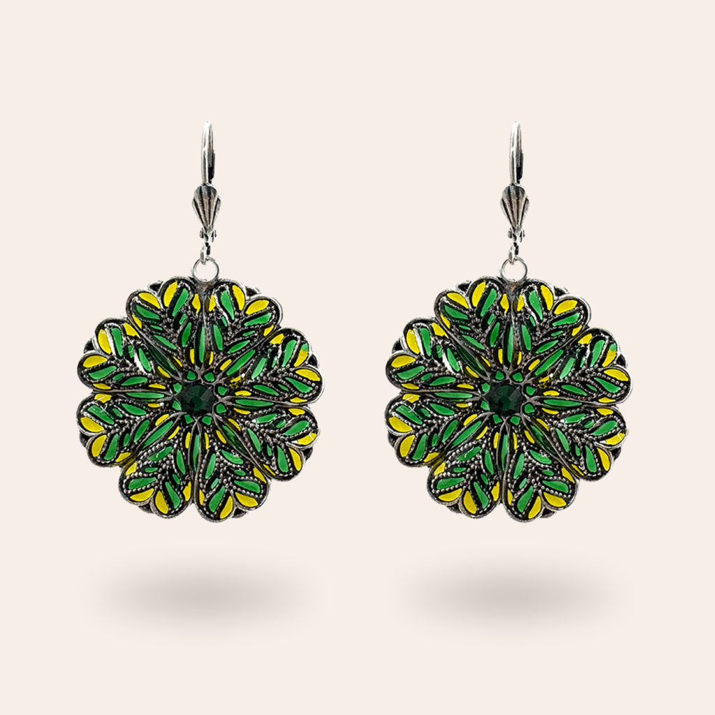 Boucles d'oreilles Florale