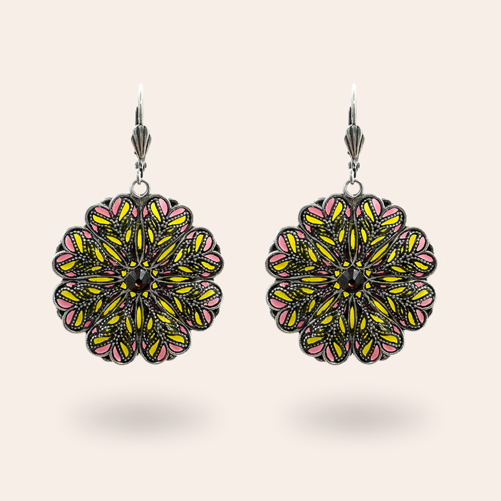 Boucles d'oreilles Florale