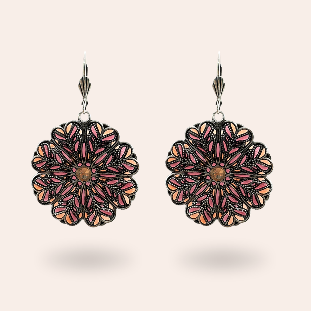 Boucles d'oreilles Florale