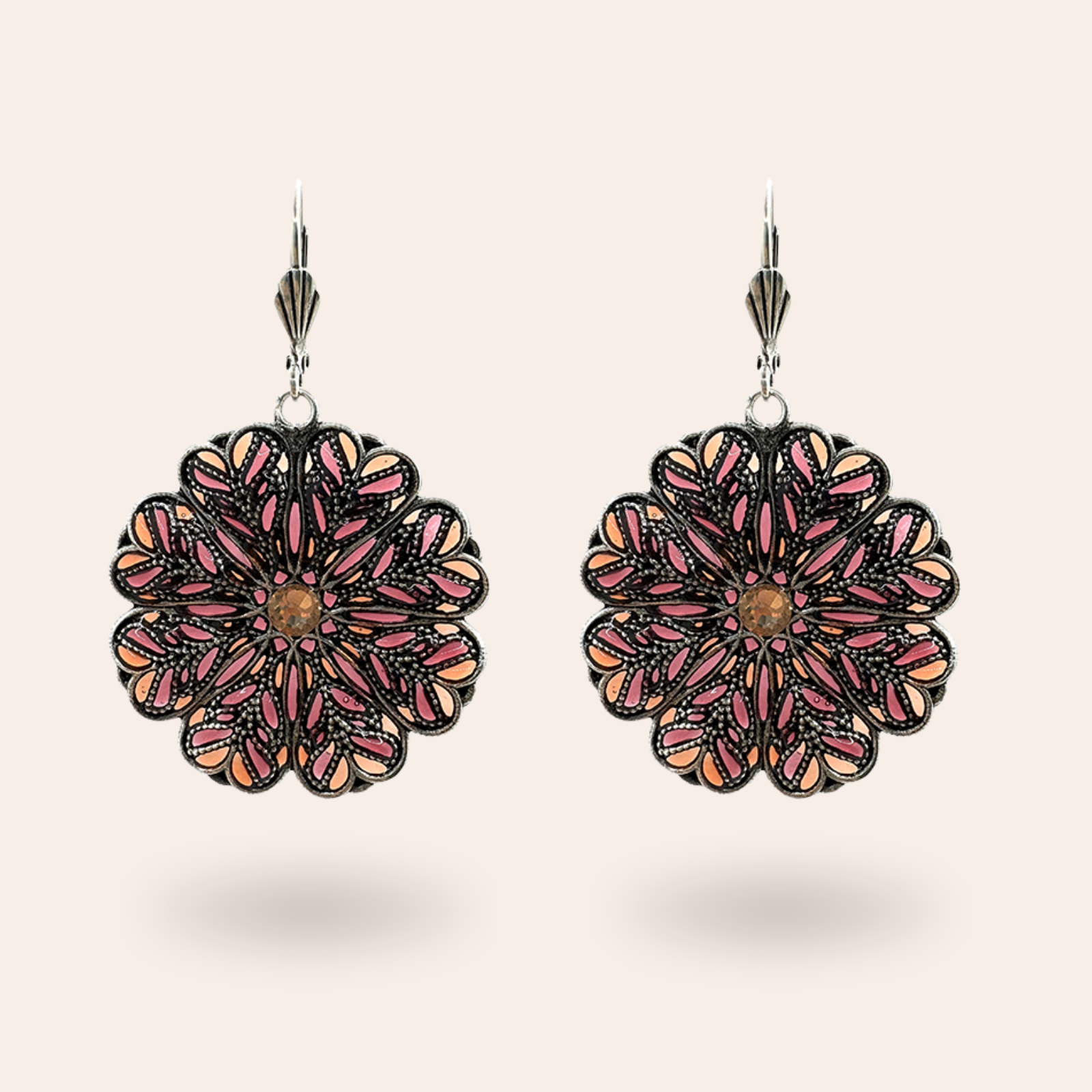 Boucles d'oreilles Florale