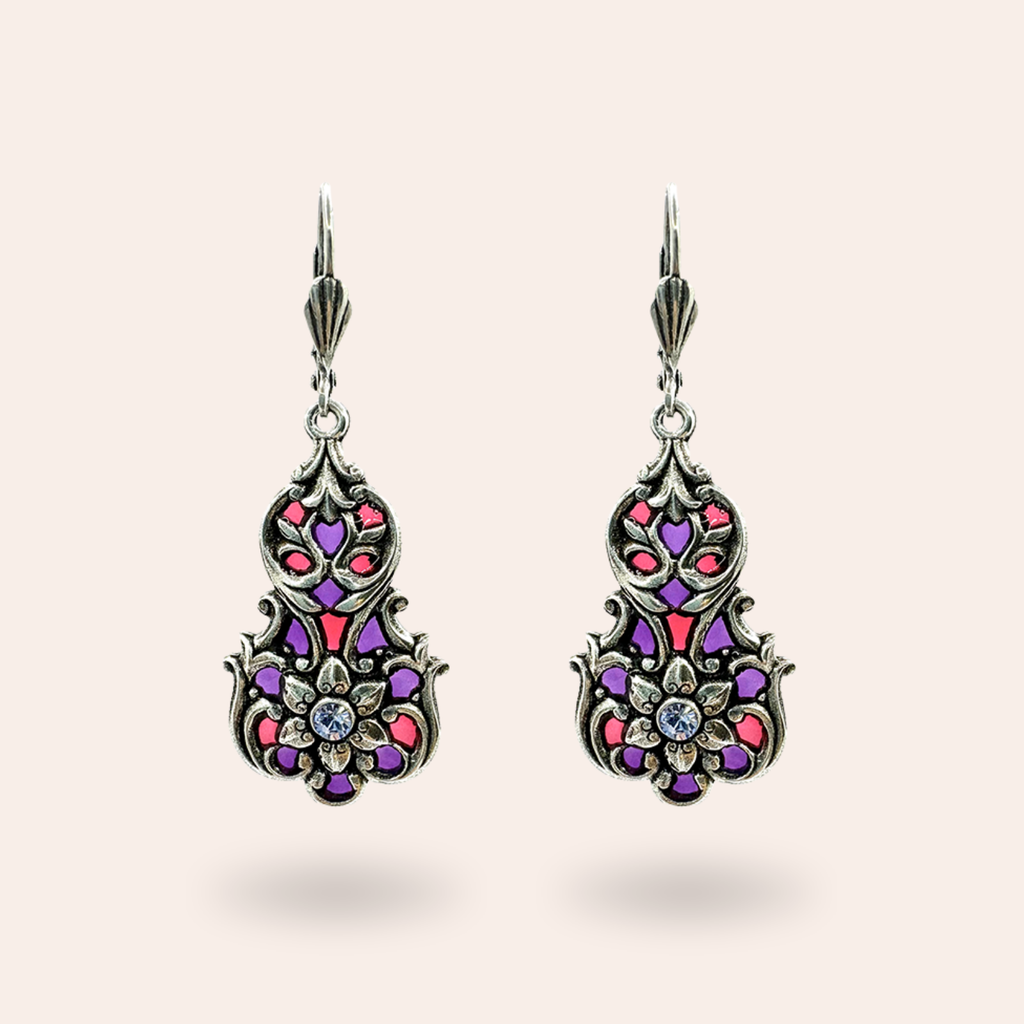 Boucles d'oreilles Bouquet