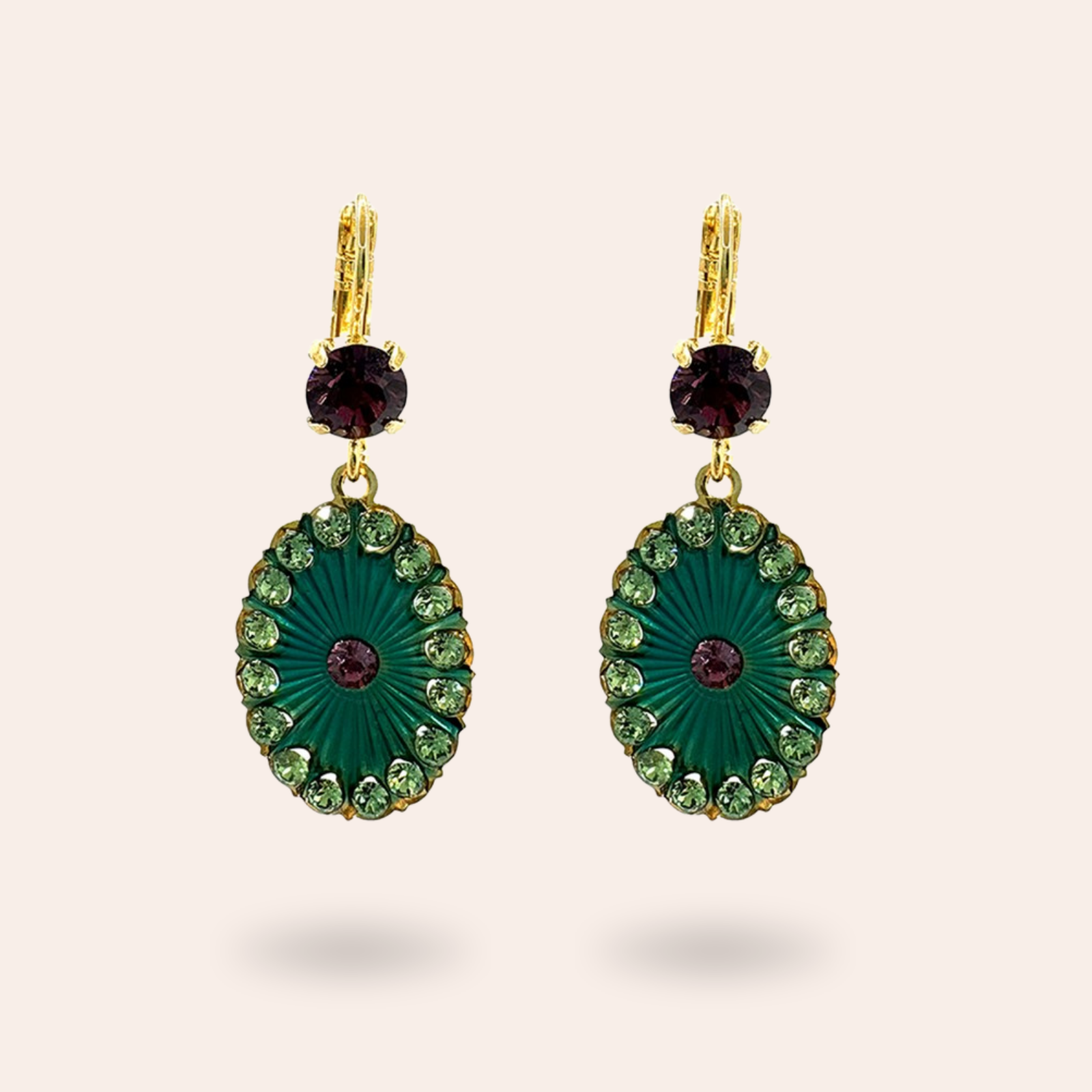 Boucles d'oreilles Ray dorées