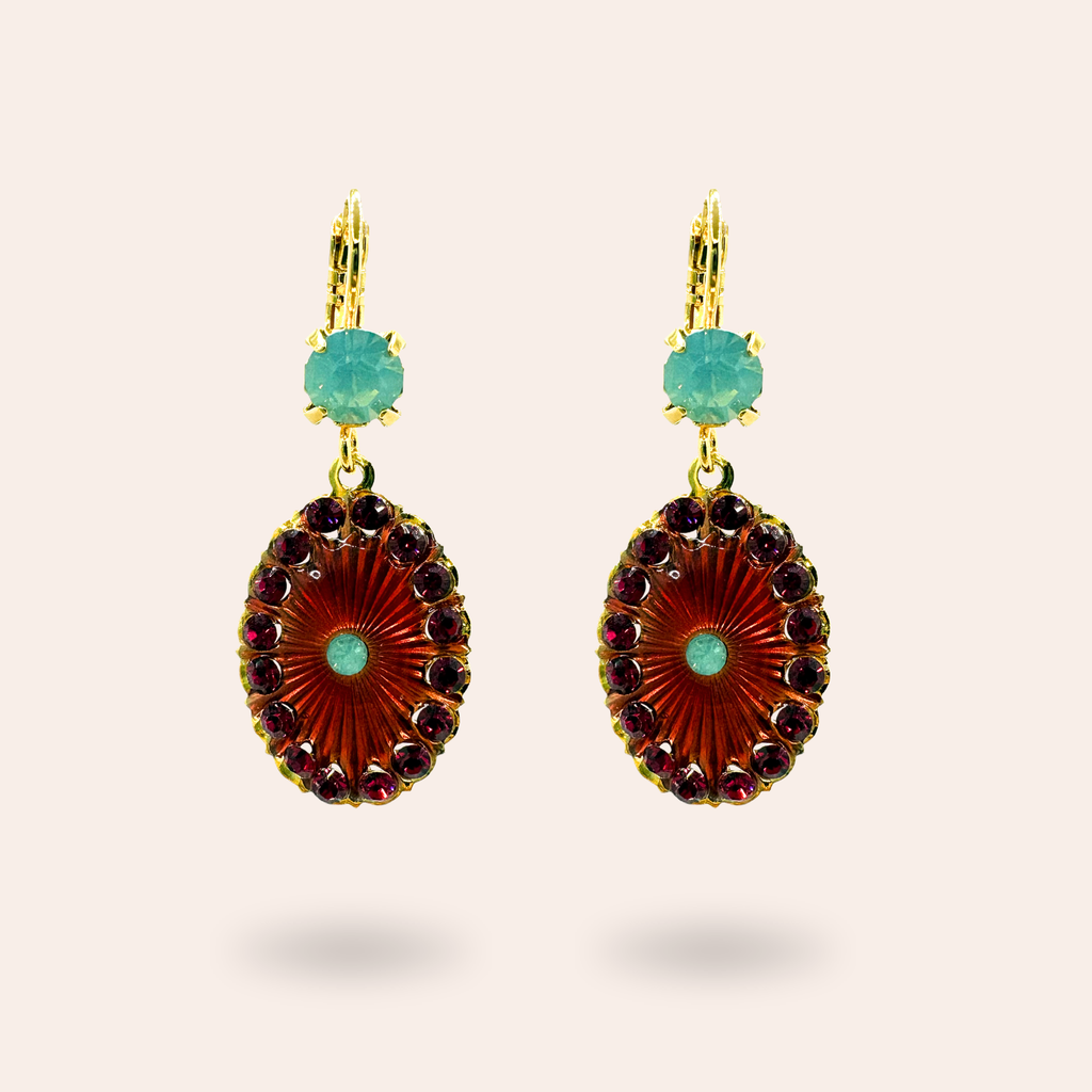 Boucles d'oreilles Ray dorées