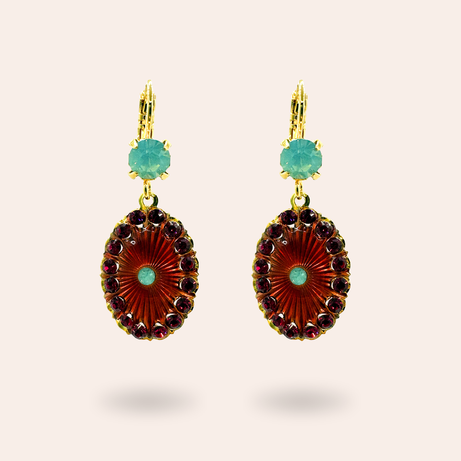 Boucles d'oreilles Ray dorées