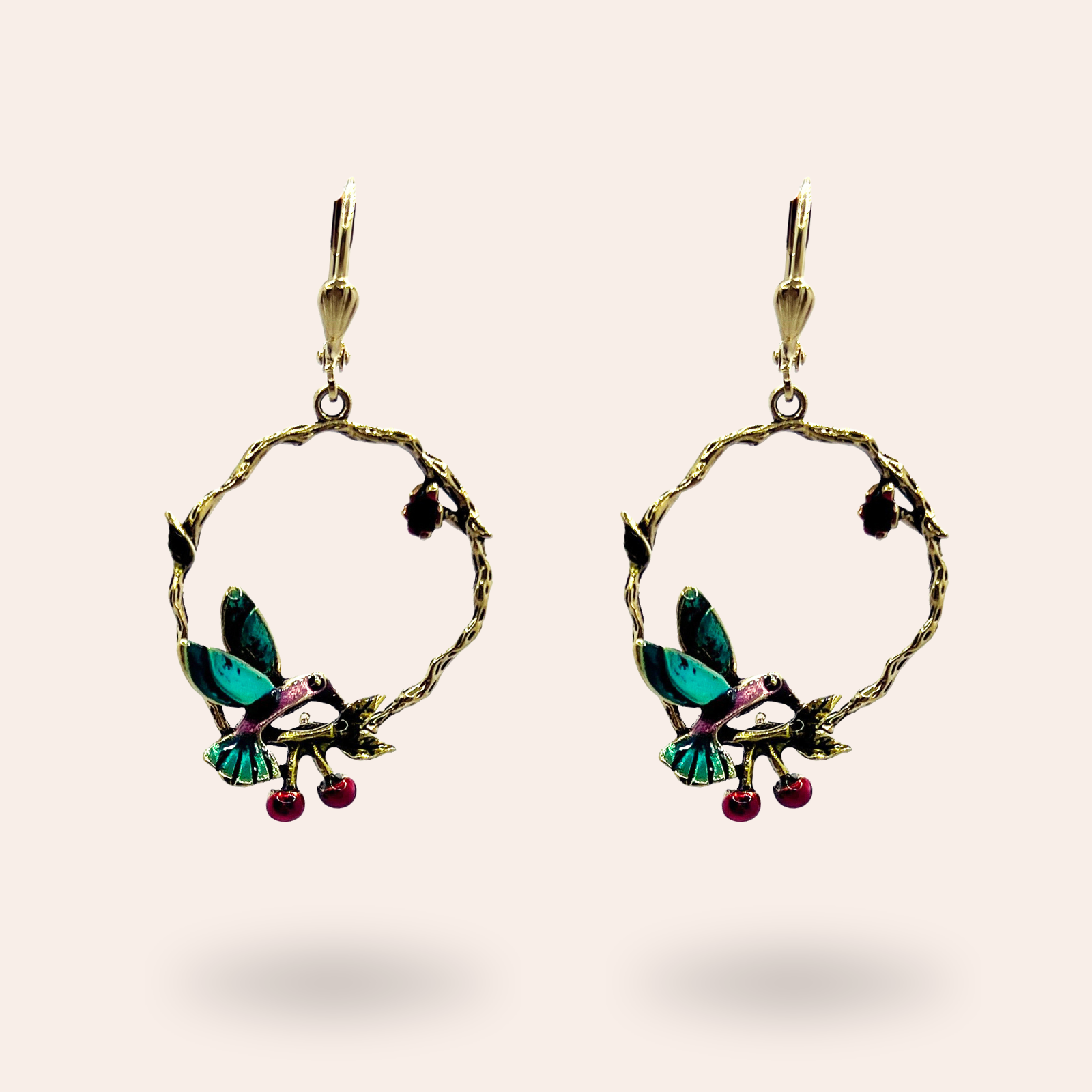 Boucles d'oreilles Eden dorées