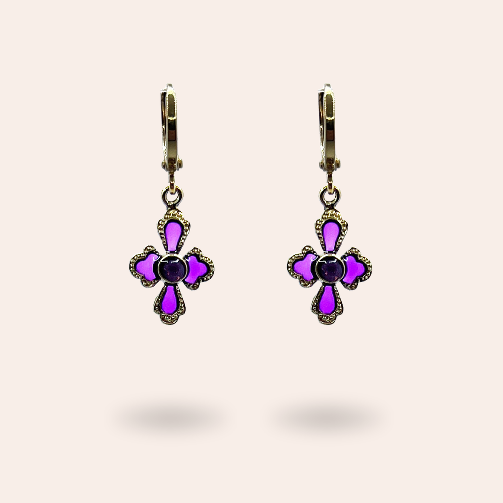 Boucles d'oreilles Cruz Dorées