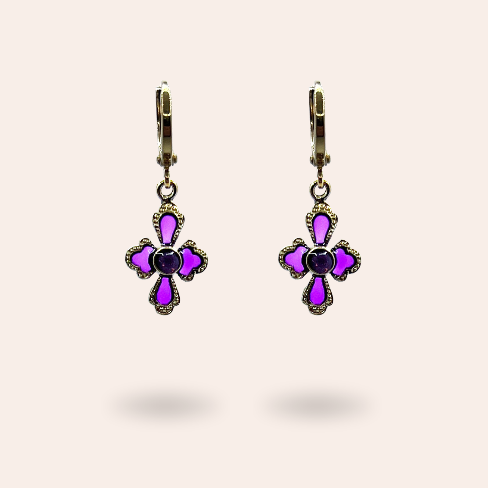 Boucles d'oreilles Cruz Dorées