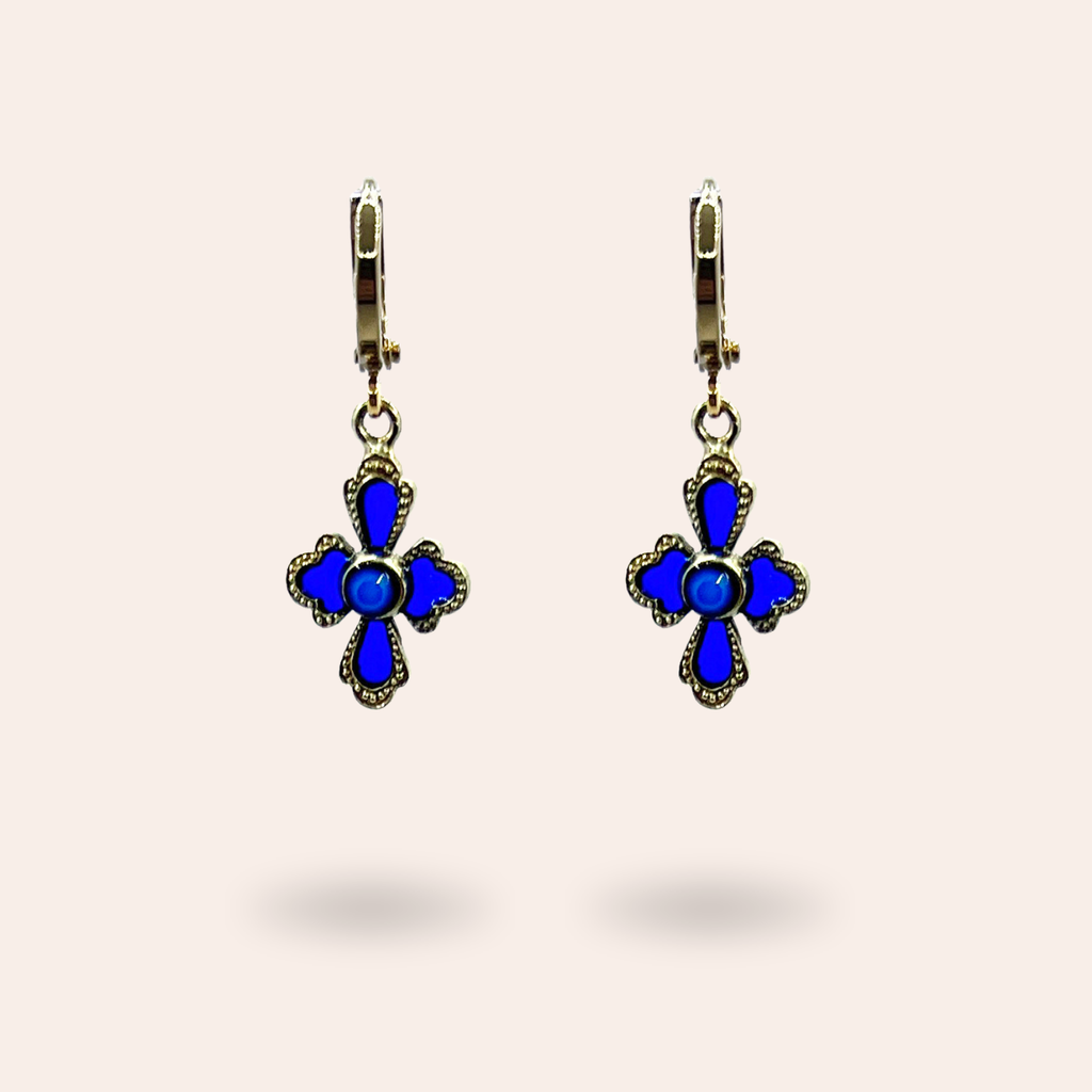 Boucles d'oreilles Cruz Dorées