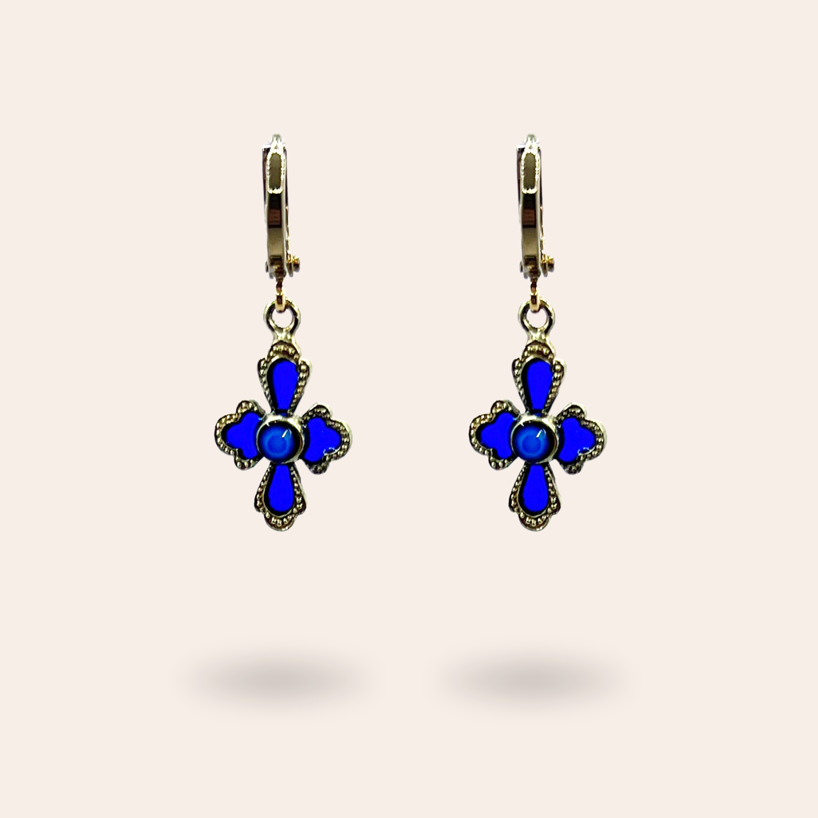 Boucles d'oreilles Cruz Dorées