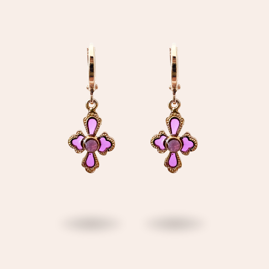 Boucles d'oreilles Cruz Dorées