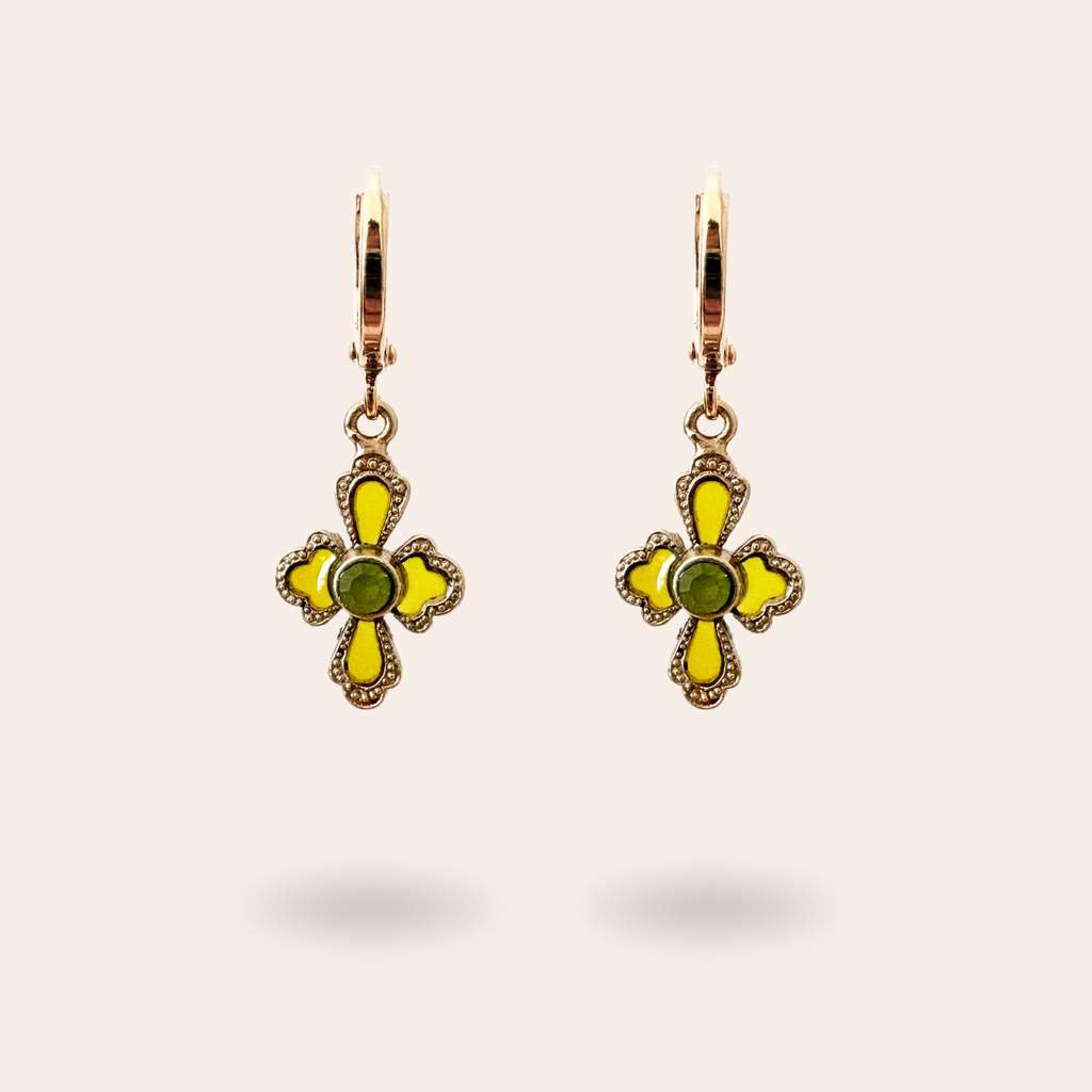 Boucles d'oreilles Cruz Dorées