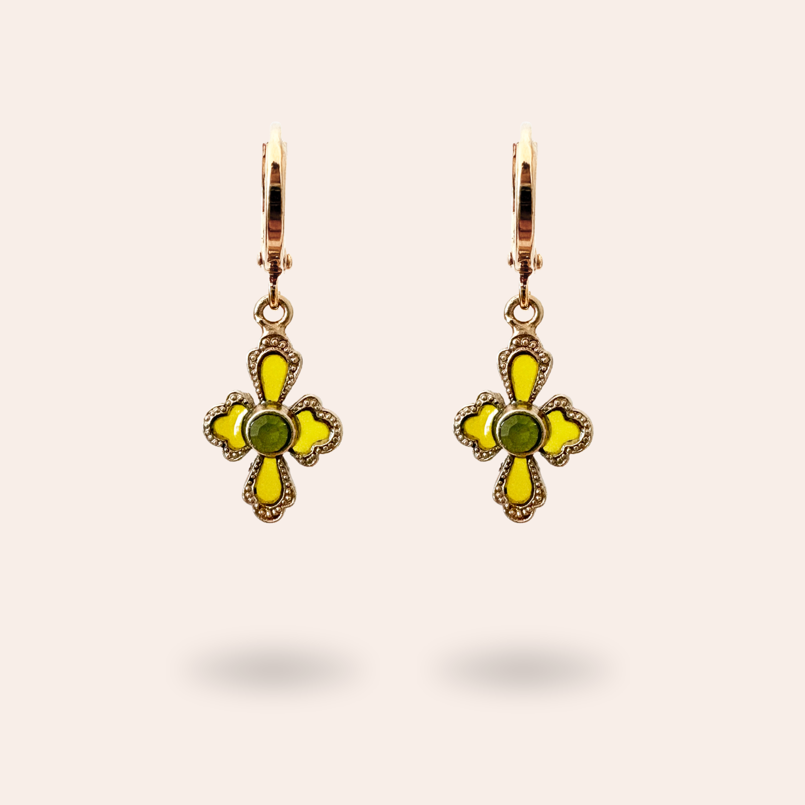 Boucles d'oreilles Cruz Dorées