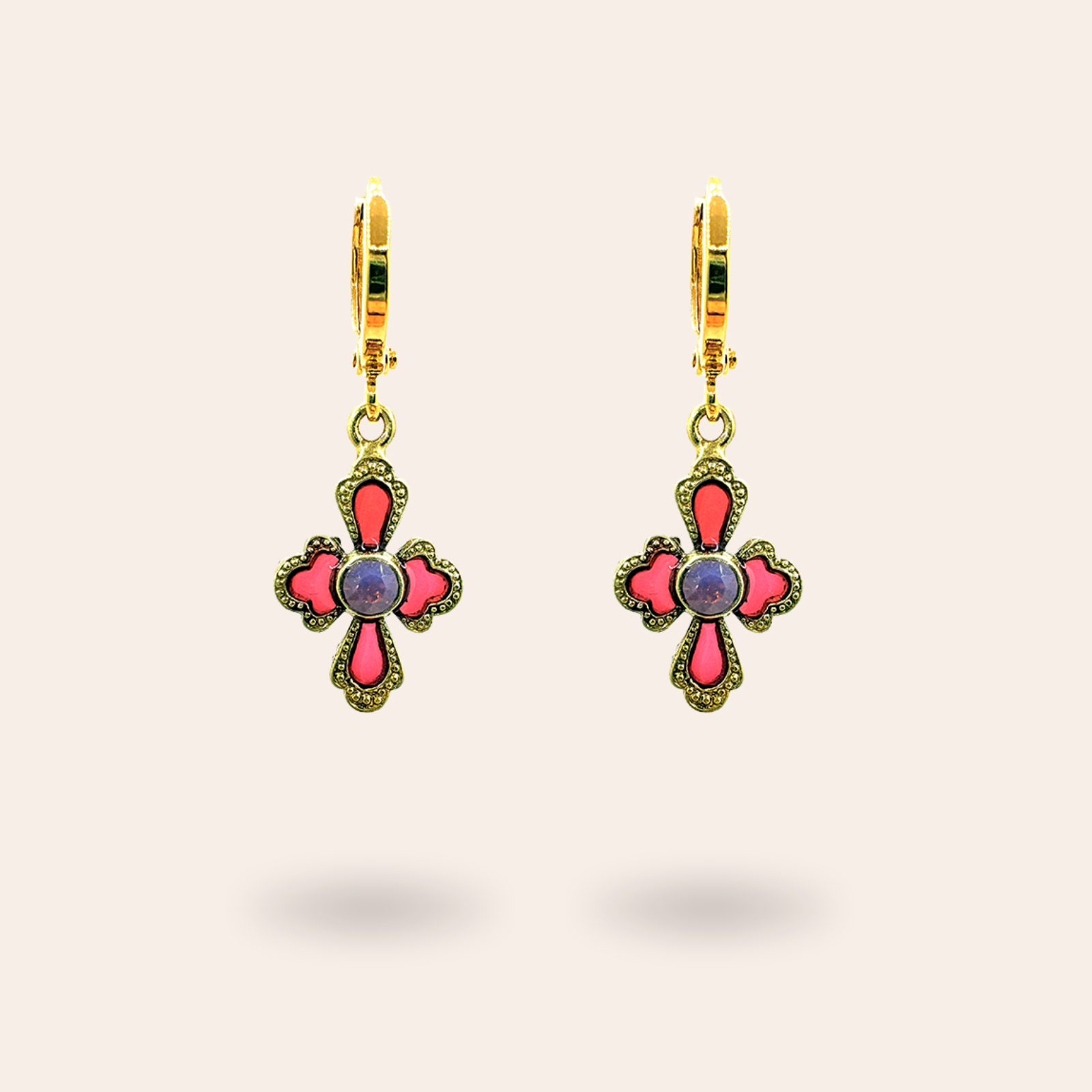 Boucles d'oreilles Cruz Dorées