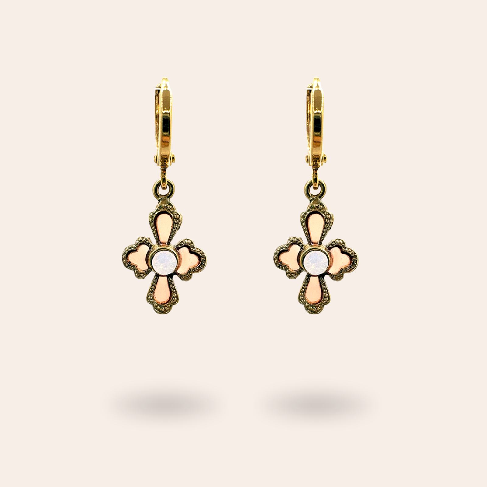 Boucles d'oreilles Cruz Dorées