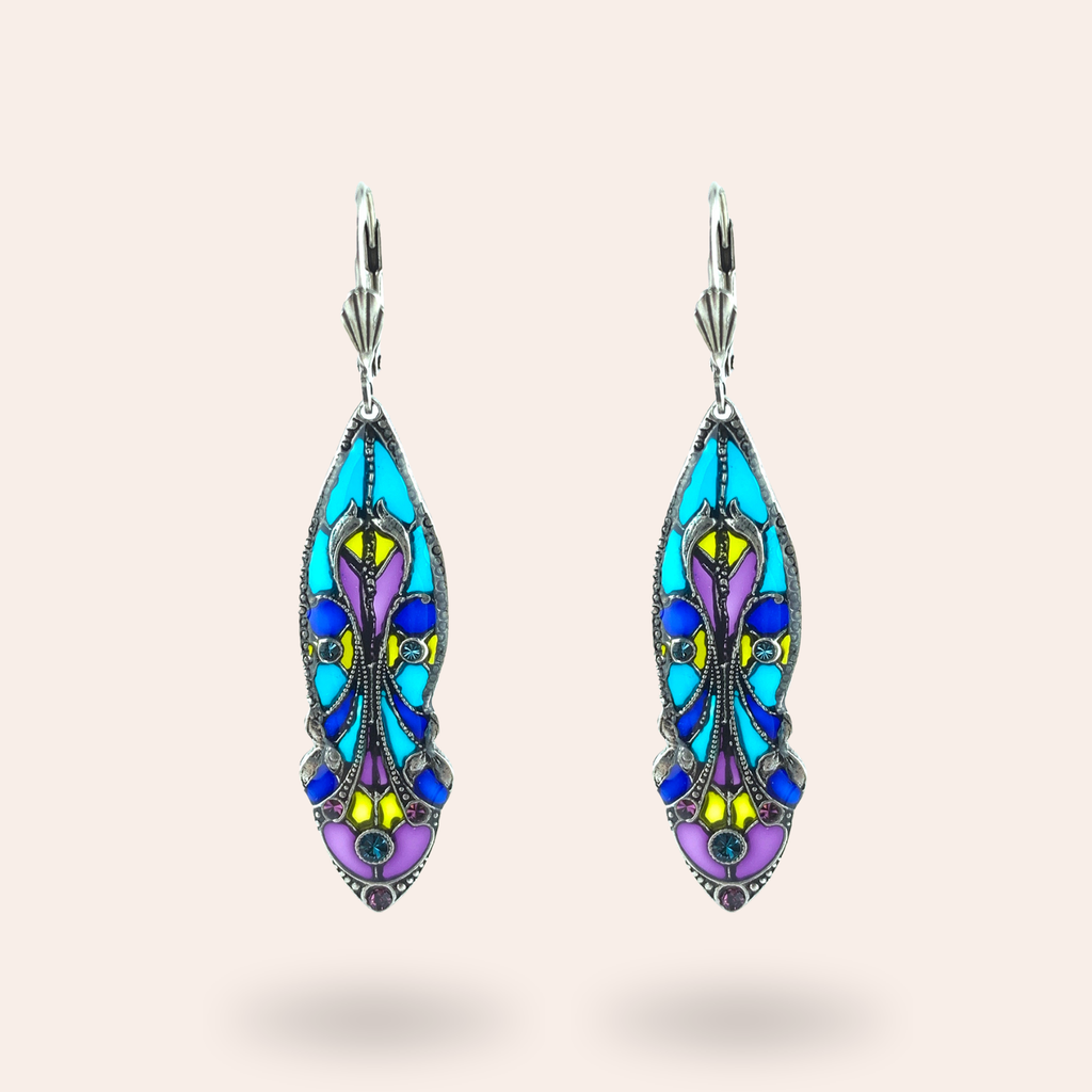 Boucles d'oreilles Mucha