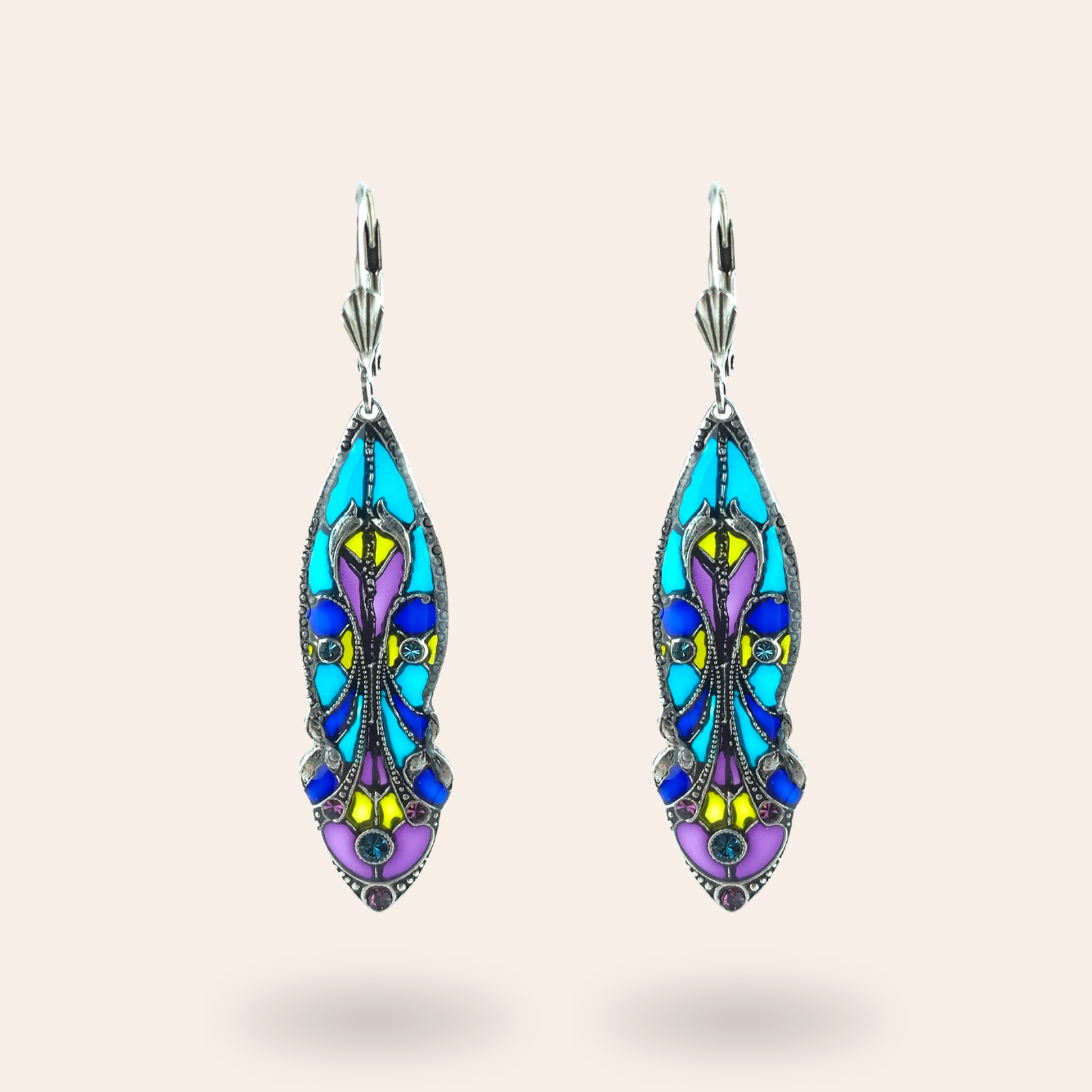 Boucles d'oreilles Mucha