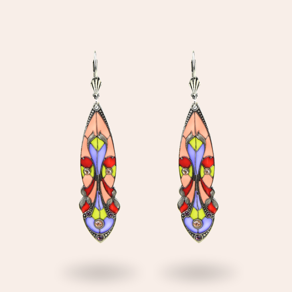 Boucles d'oreilles Mucha
