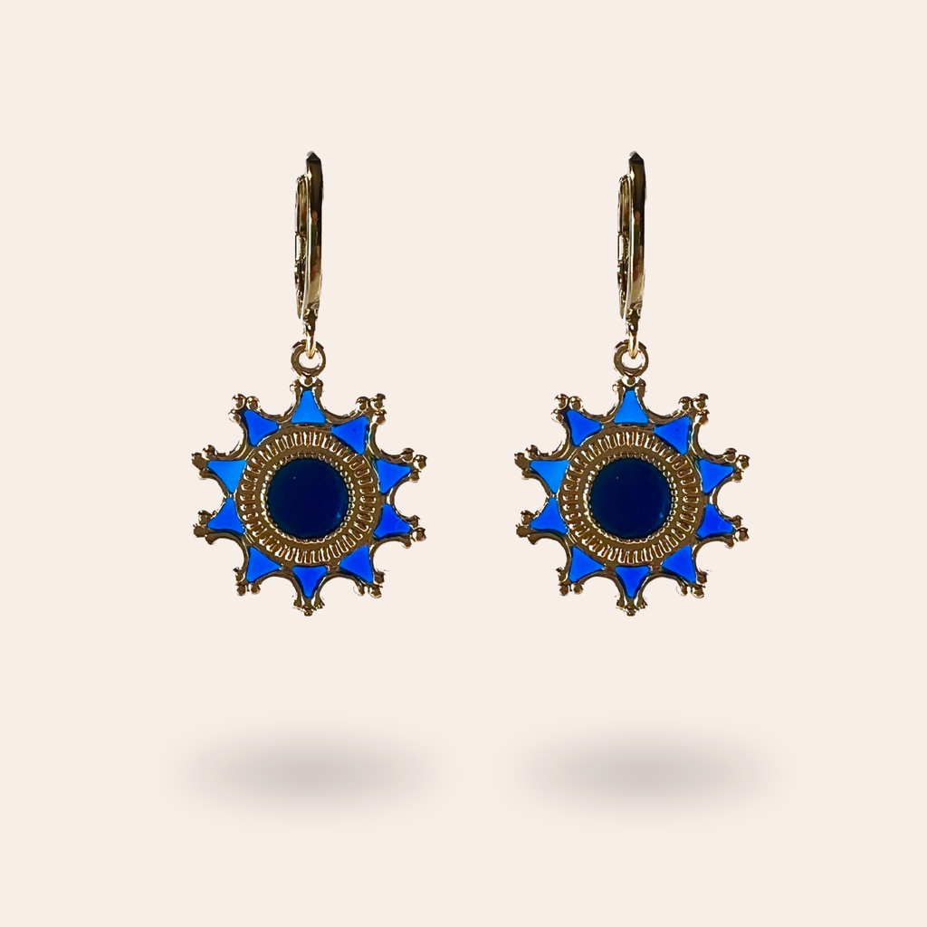 Boucles d'oreilles Philomène dorées