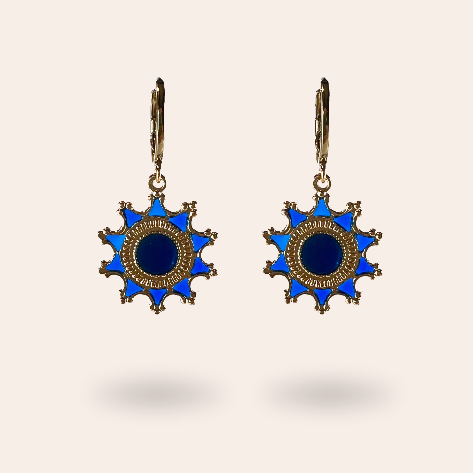 Boucles d'oreilles Philomène dorées