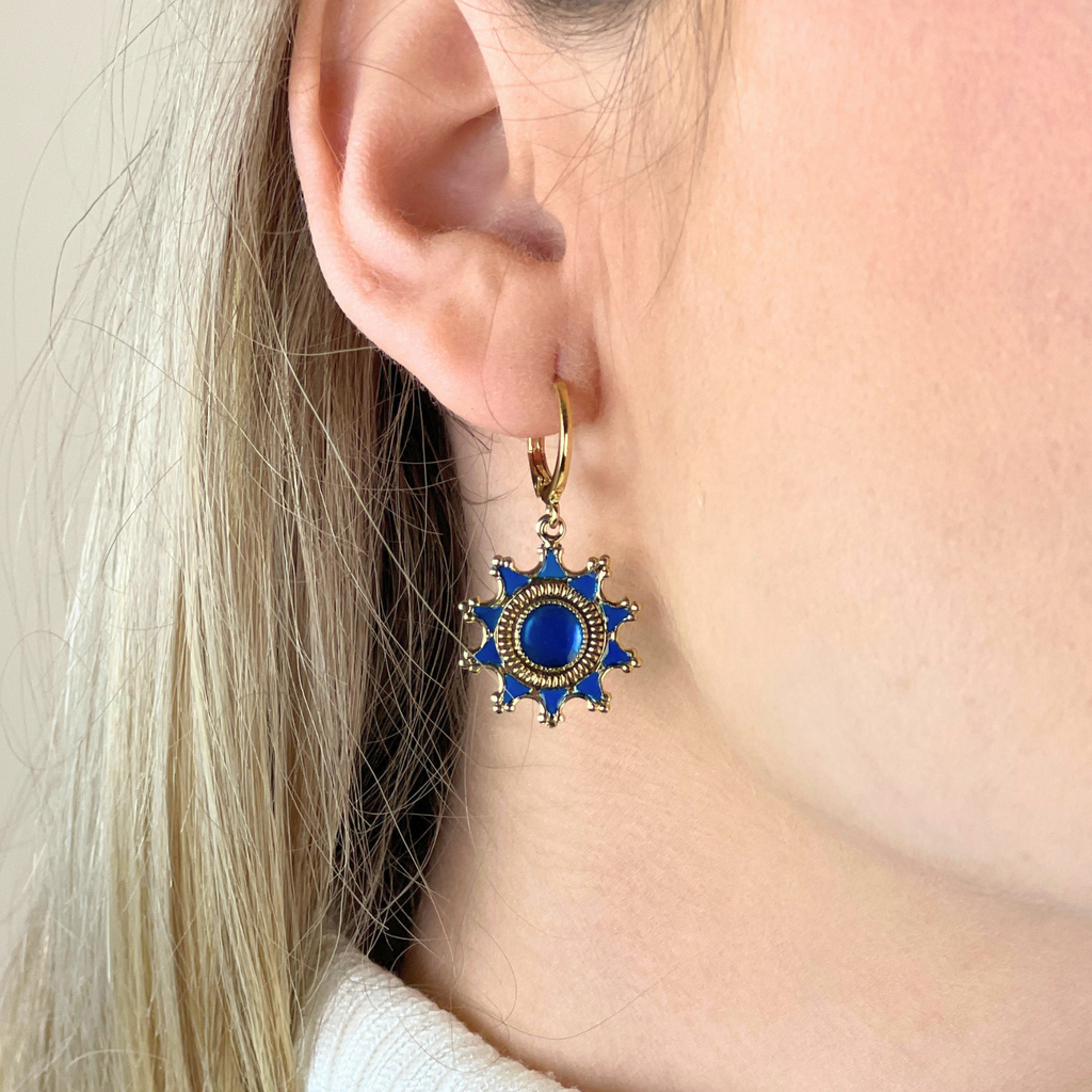 Boucles d'oreilles Philomène dorées