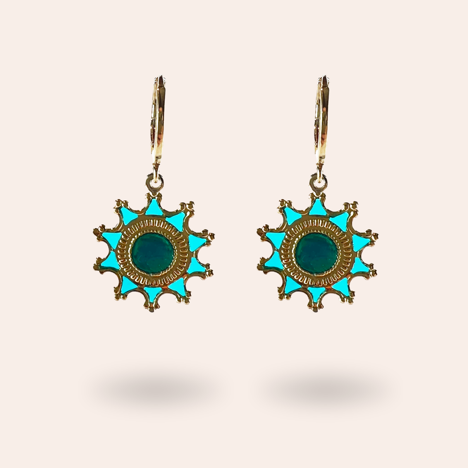 Boucles d'oreilles Philomène dorées