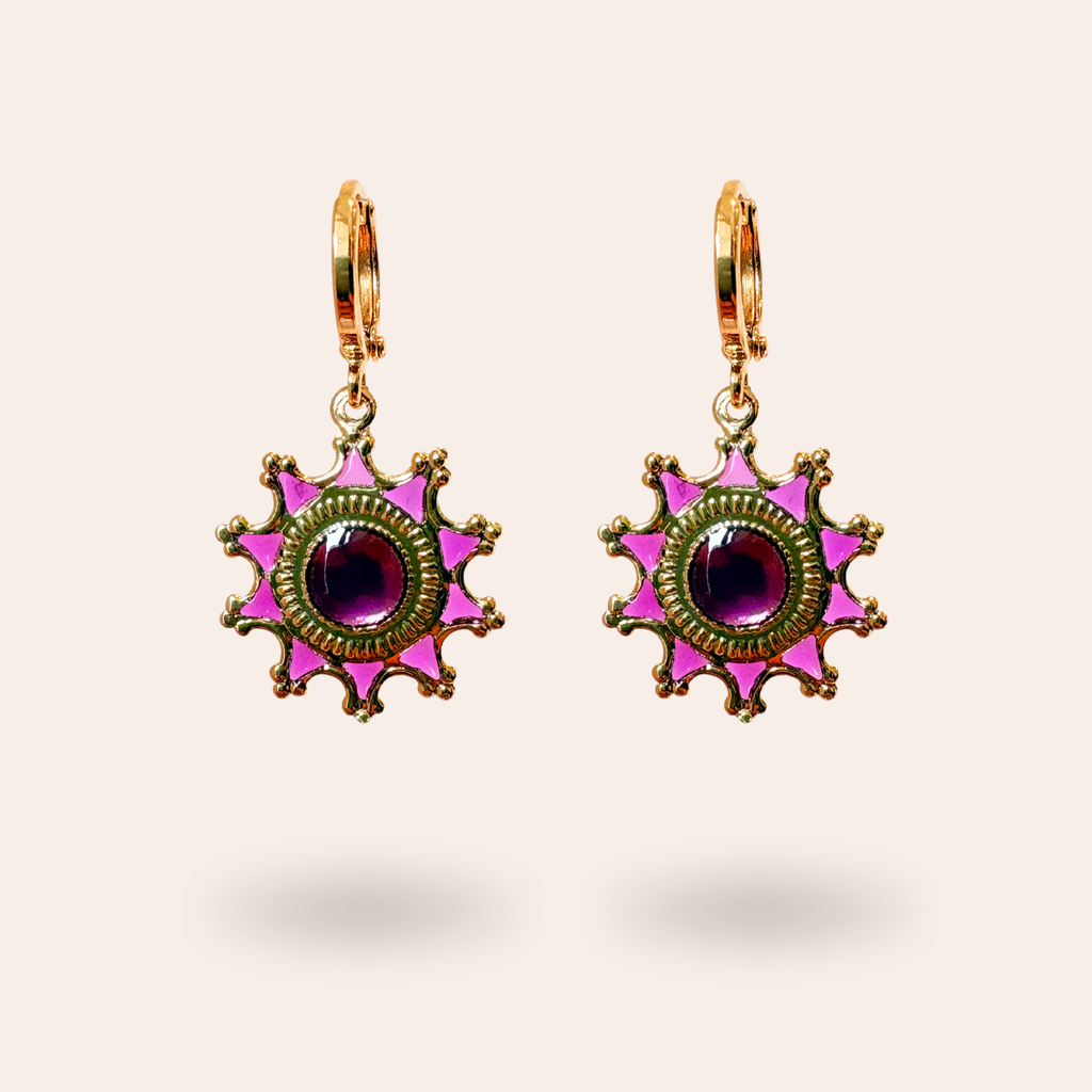 Boucles d'oreilles Philomène dorées