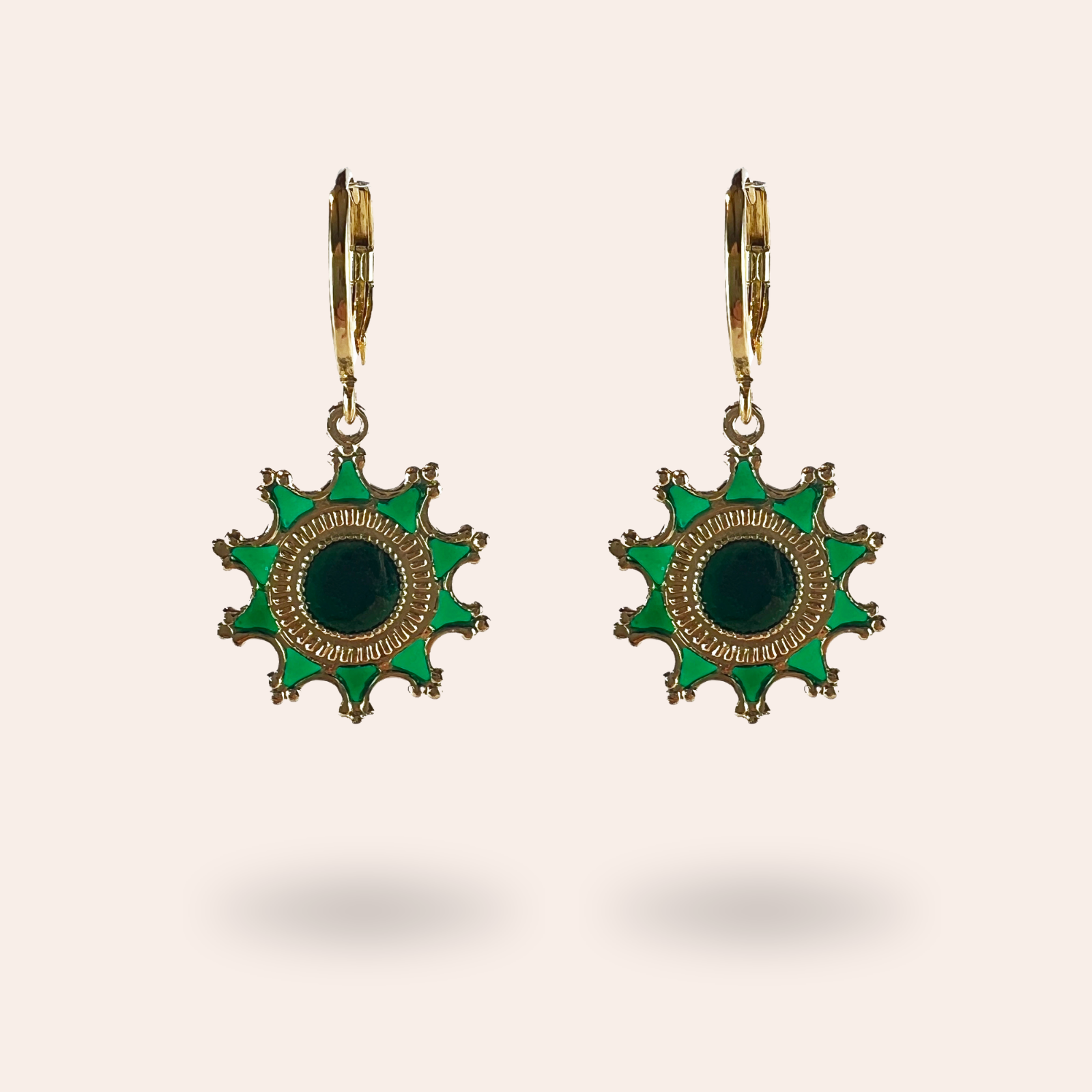 Boucles d'oreilles Philomène dorées