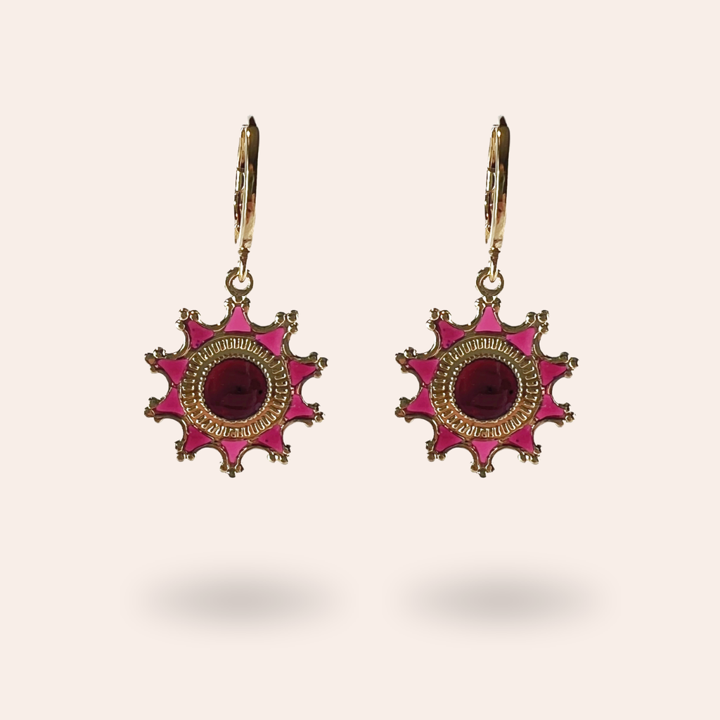 Boucles d'oreilles Philomène dorées