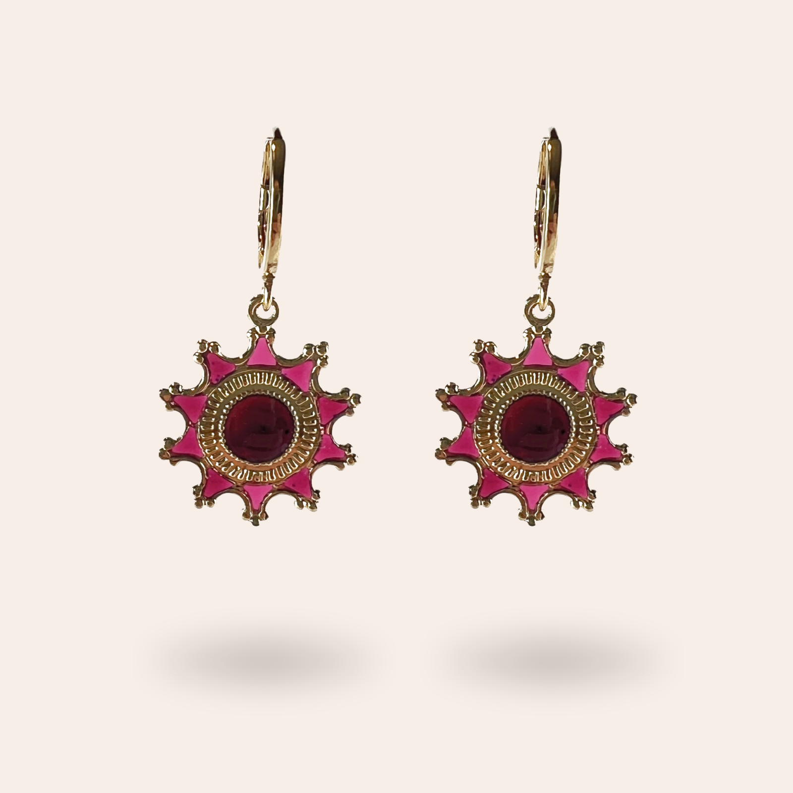 Boucles d'oreilles Philomène dorées