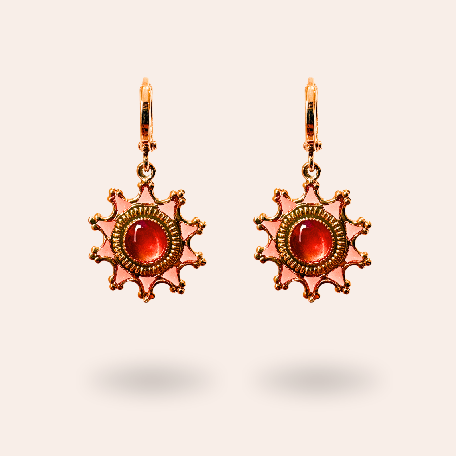Boucles d'oreilles Philomène dorées