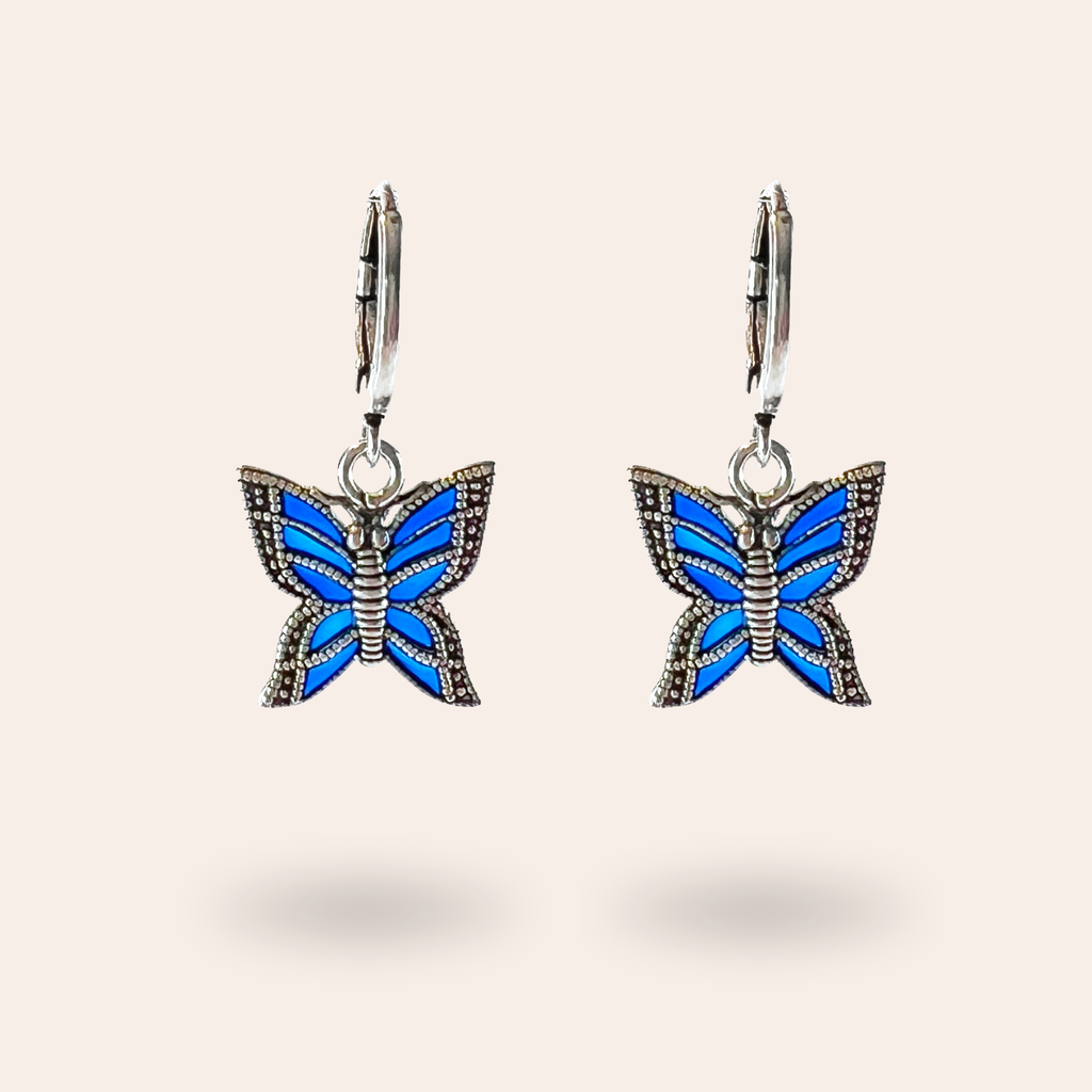 Boucles d'oreilles Lycène