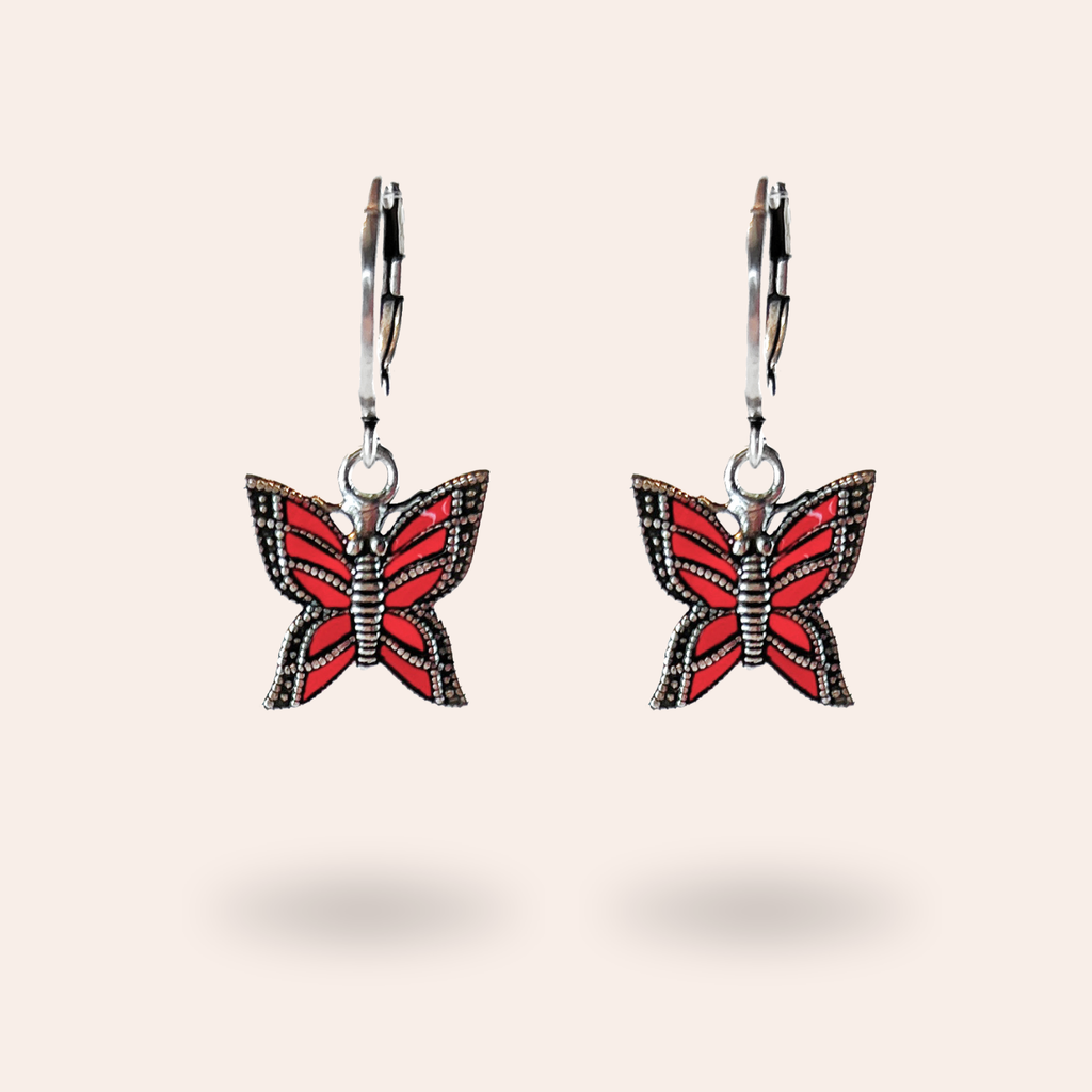 Boucles d'oreilles Lycène
