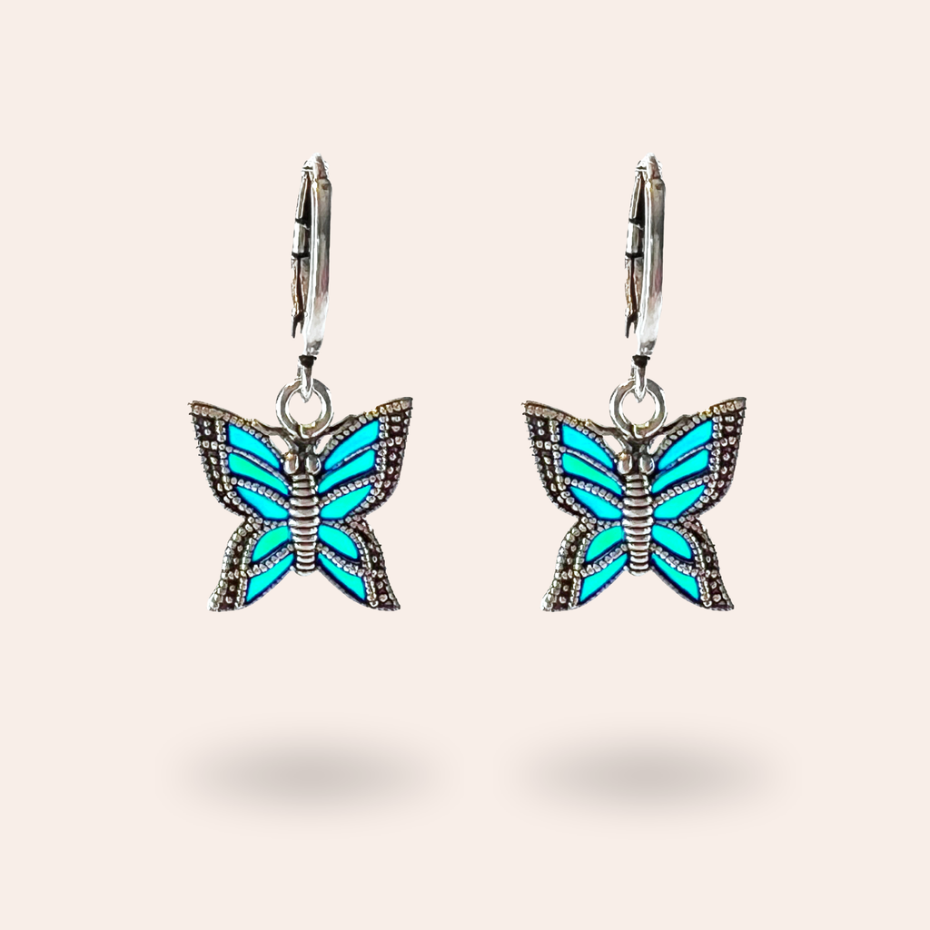 Boucles d'oreilles Lycène