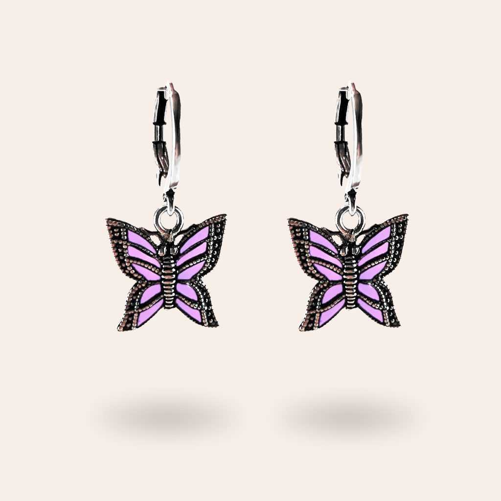 Boucles d'oreilles Lycène