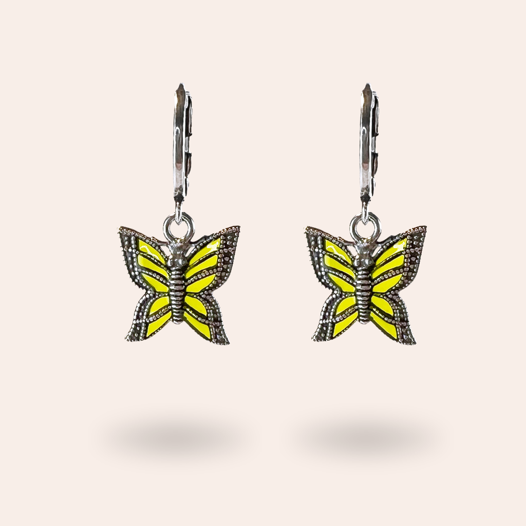 Boucles d'oreilles Lycène