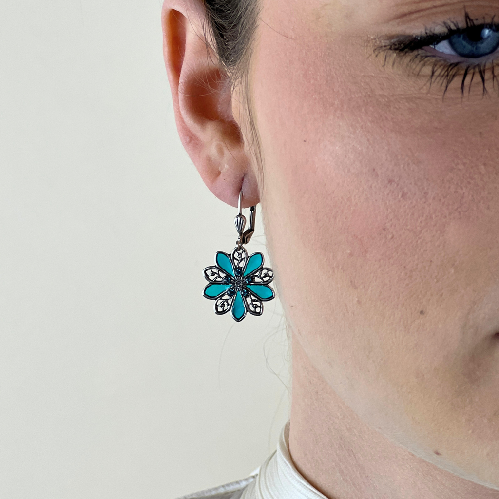 Boucles d'oreilles Dahlia