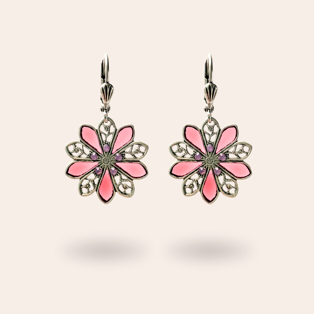 Boucles d'oreilles Dahlia