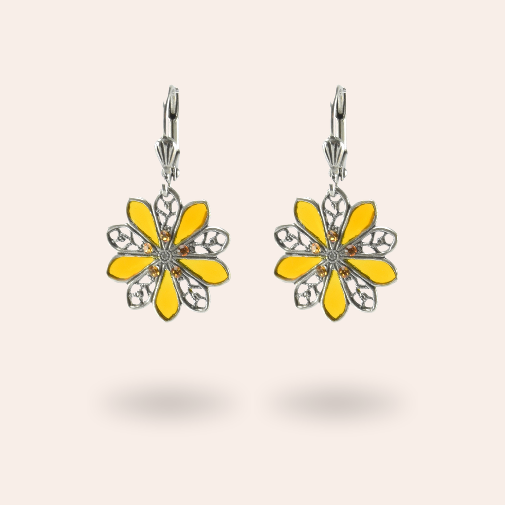 Boucles d'oreilles Dahlia