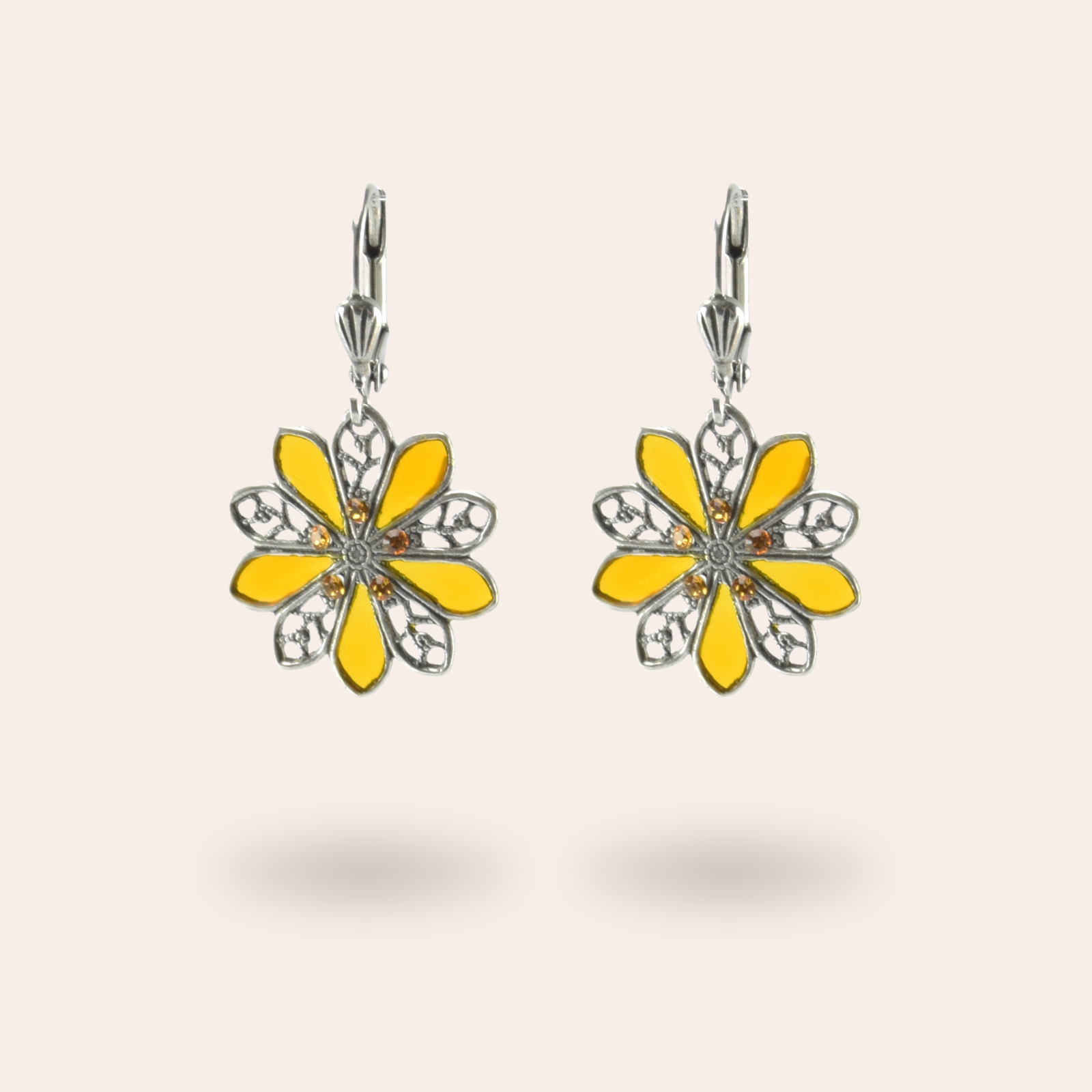 Boucles d'oreilles Dahlia