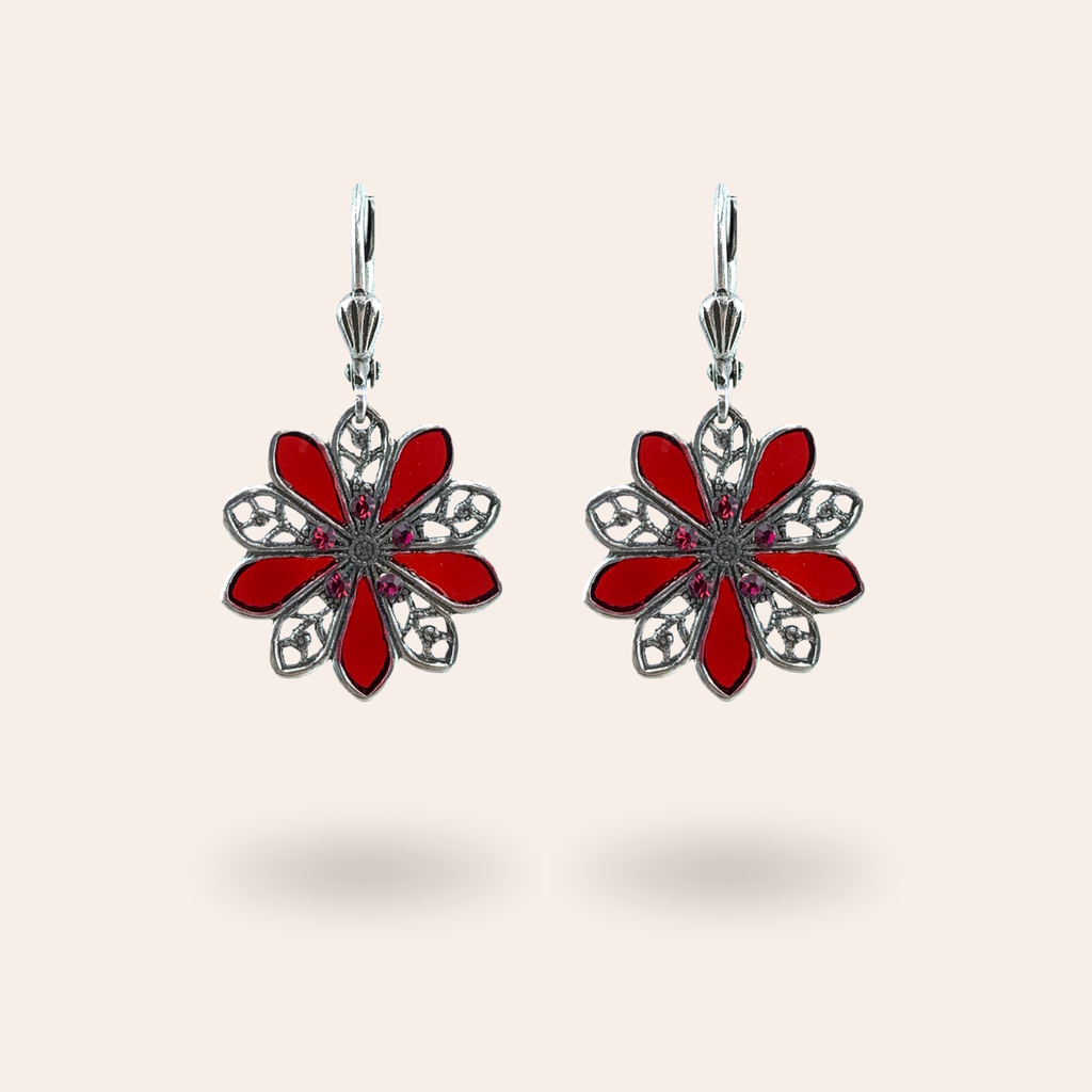 Boucles d'oreilles Dahlia