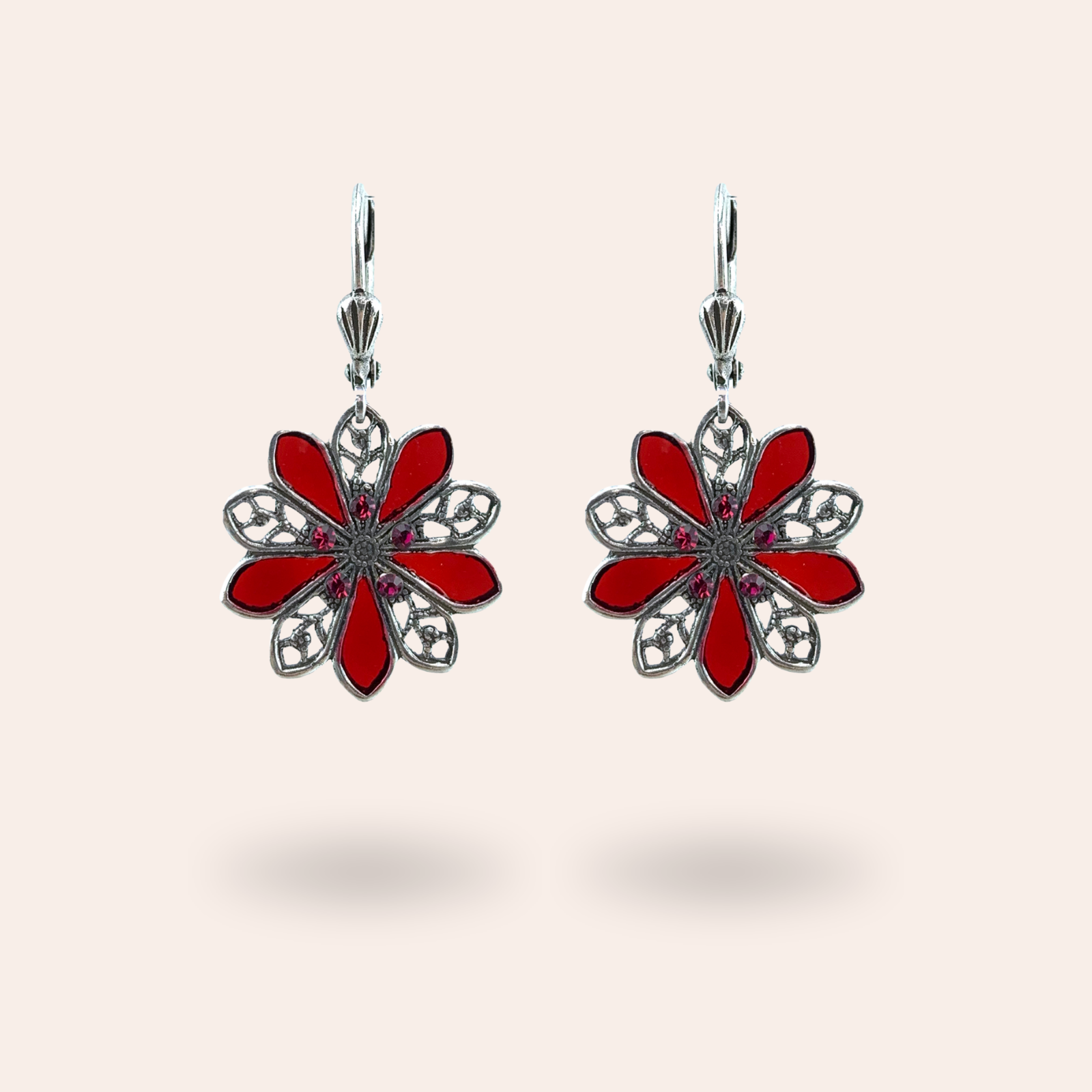 Boucles d'oreilles Dahlia