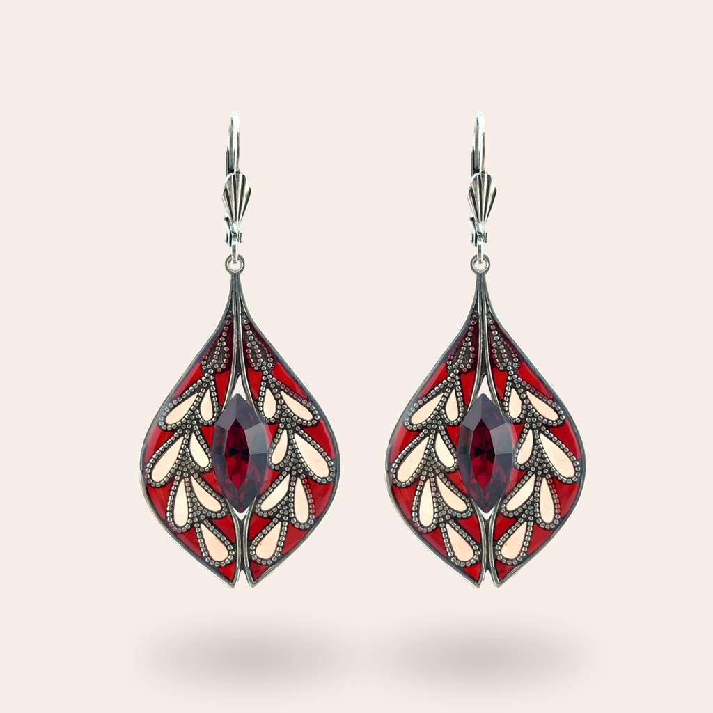 Boucles d'oreilles Gentiane