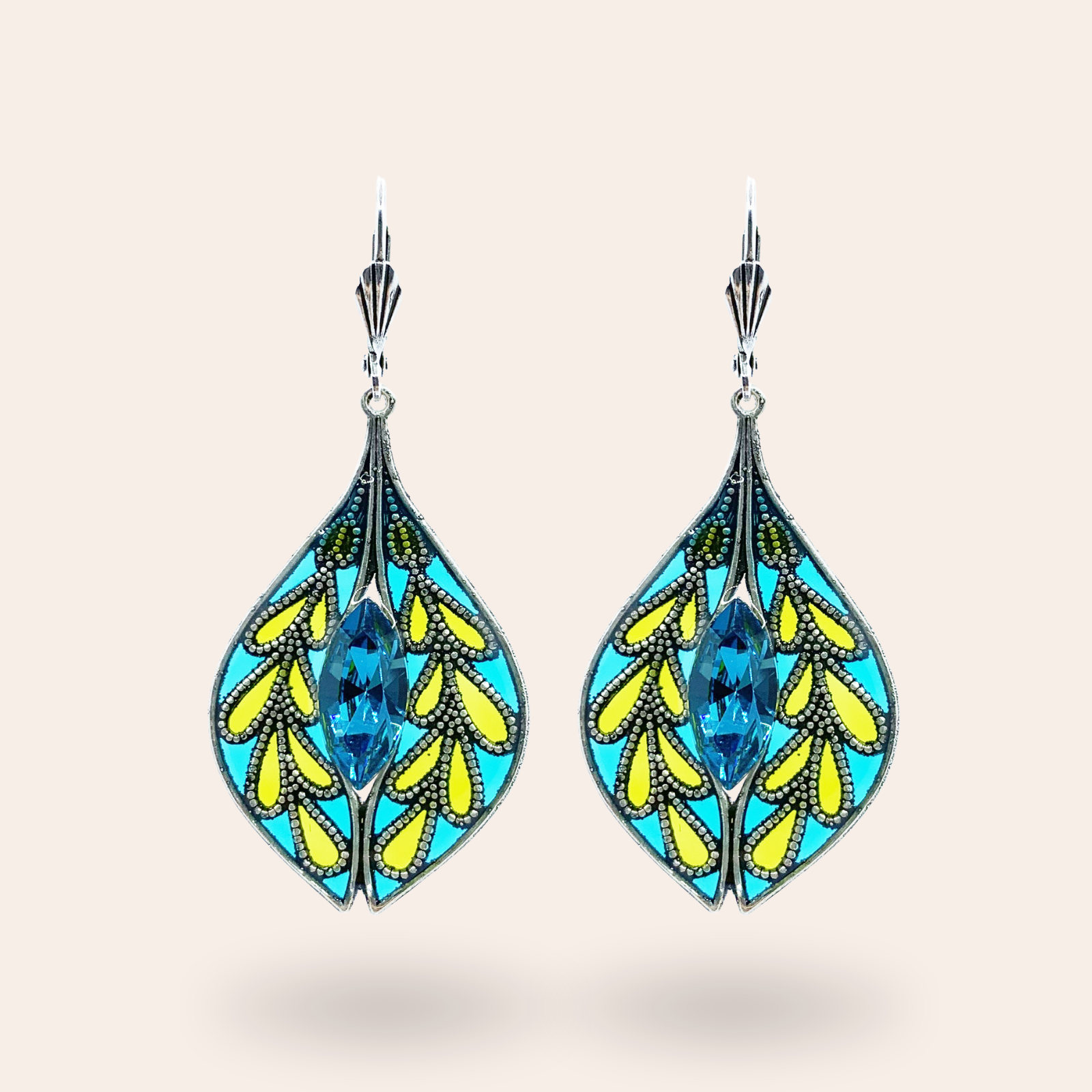 Boucles d'oreilles Gentiane