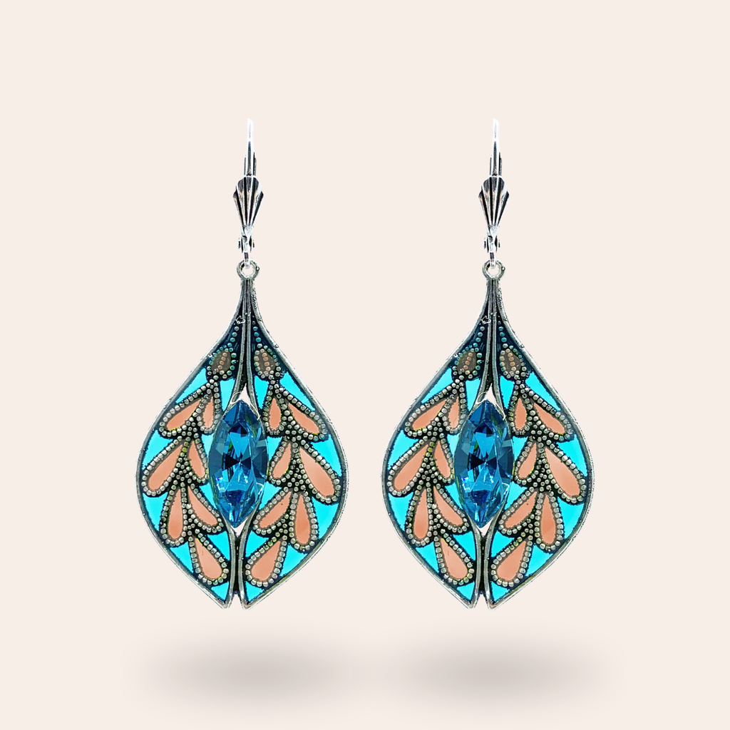 Boucles d'oreilles Gentiane