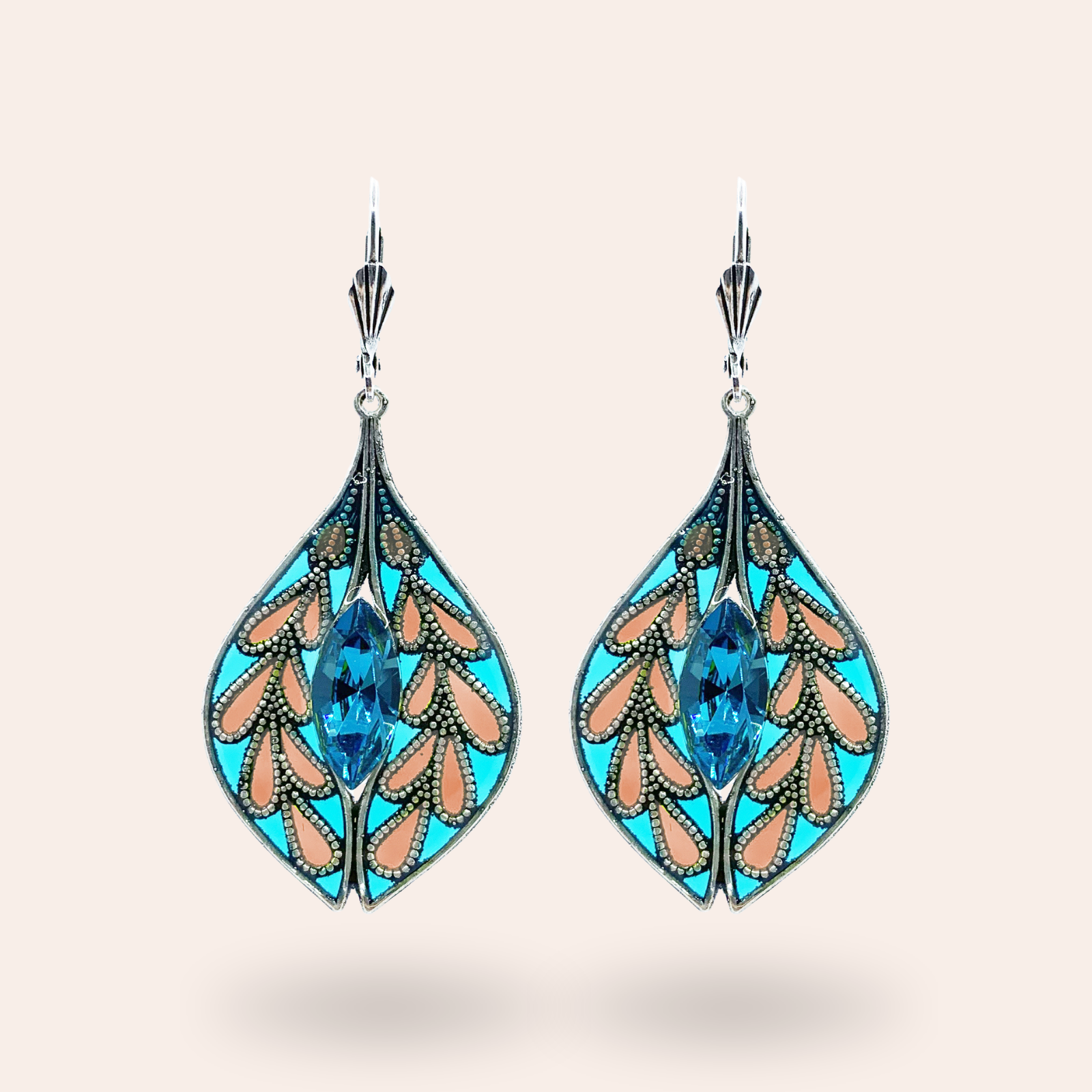 Boucles d'oreilles Gentiane