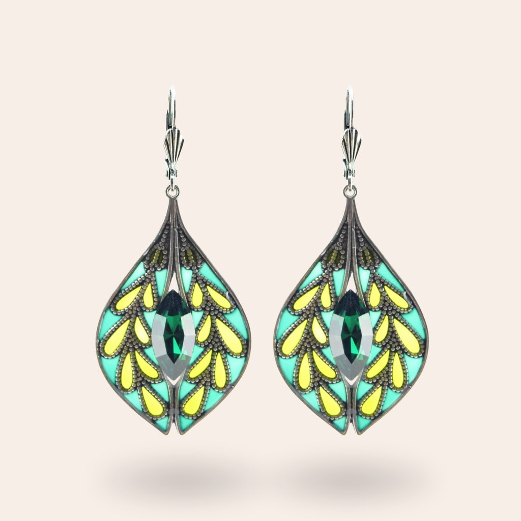Boucles d'oreilles Gentiane
