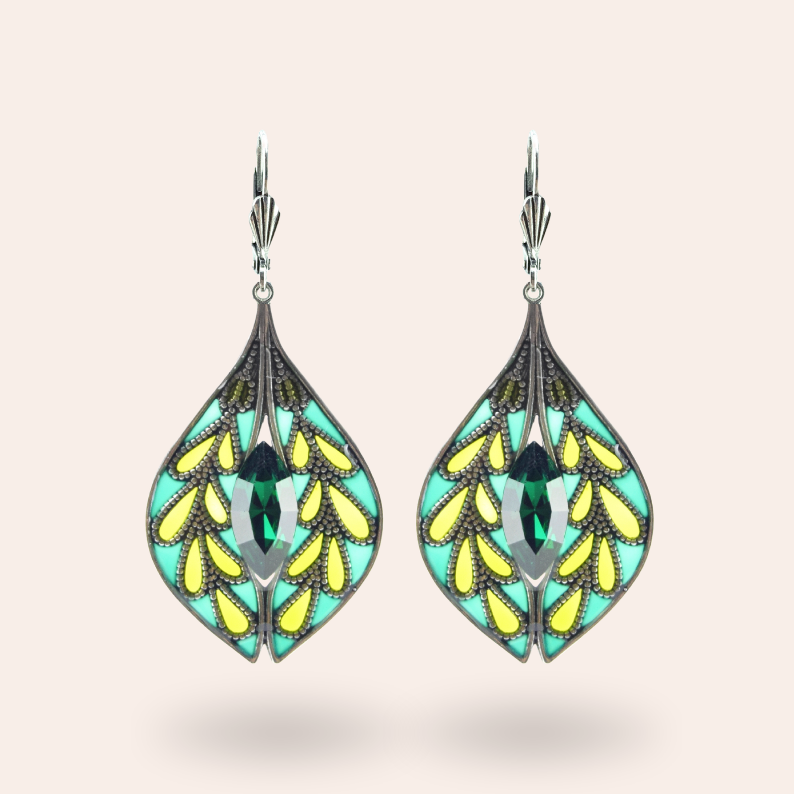 Boucles d'oreilles Gentiane